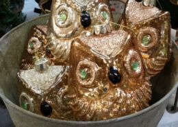 Herbeins Gold Holiday Owls