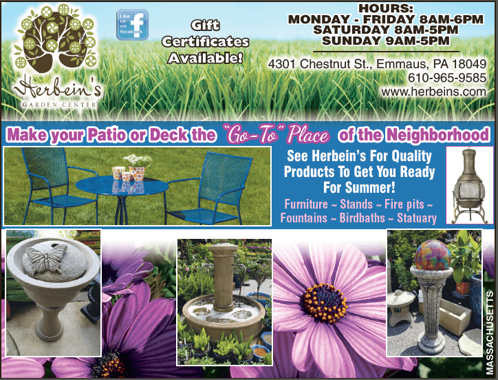 Newspaper Ad June 28, 2017 Herbeins Garden Center Emmaus Pa Sales Perennial of the Week Patio Furniture Plants