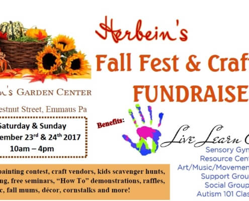 Fall Fest Craft Fair Fundraiser Herbeins Garden Center Live Learn & Play Emmaus Pa September Events