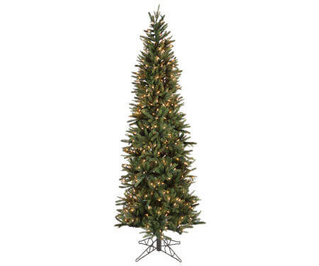 Slim Oregon Pine Artificial Christmas Tree