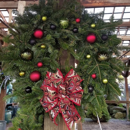 Herbeins Garden Center Handmade Christmas Wreath