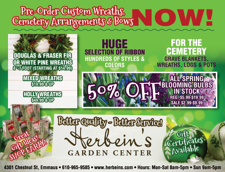 Herbeins Garden Center Ad for week of 11/07/2018