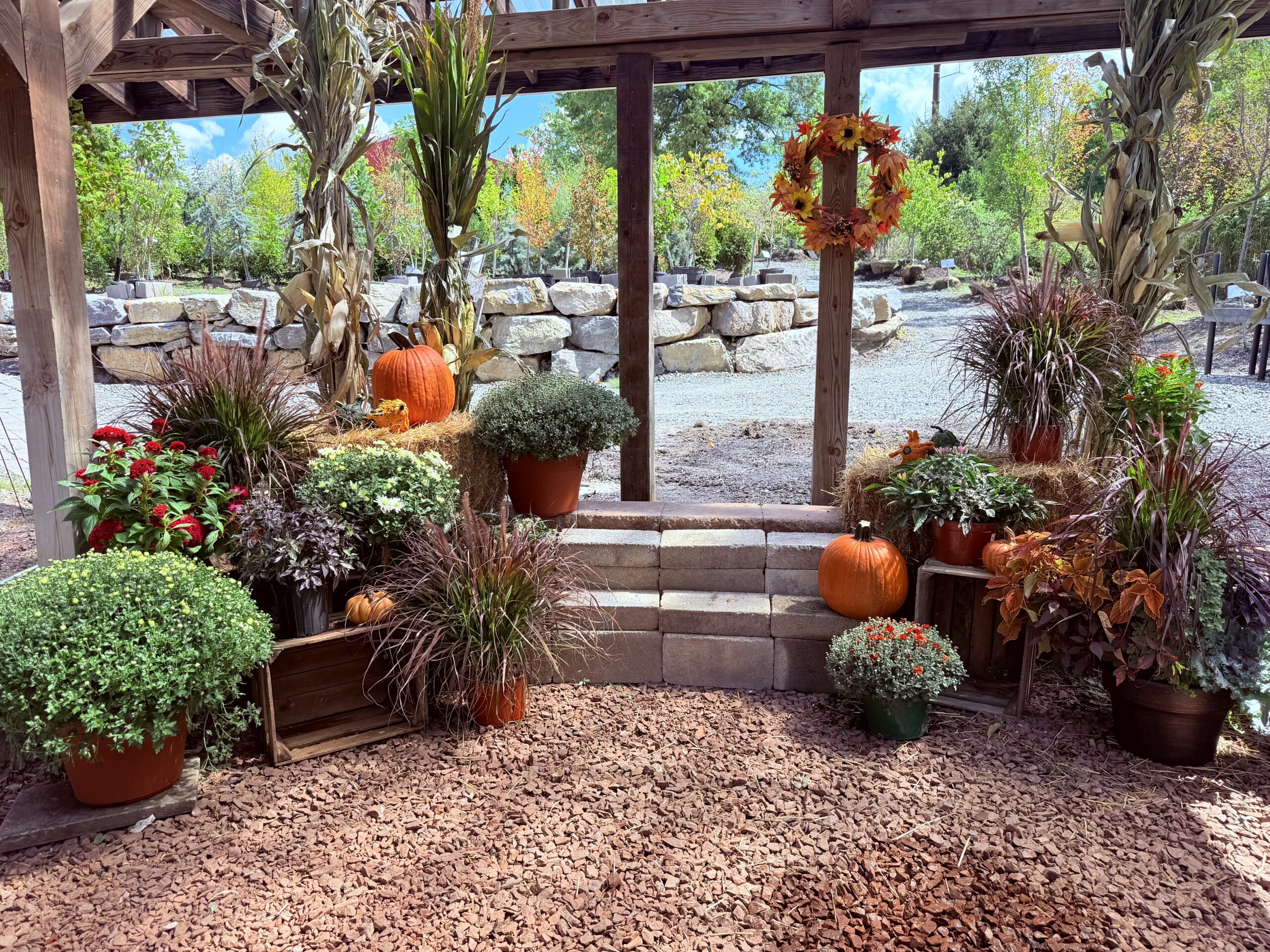 Fall Porch Decoration - Luxury