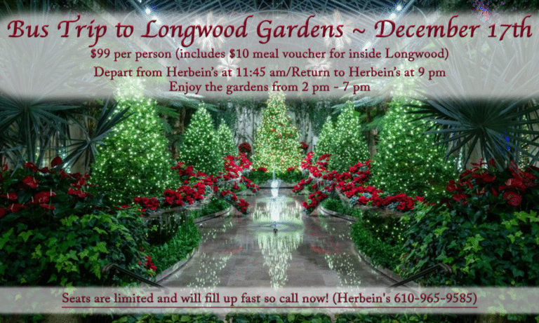 bus trip to Longwood Gardens