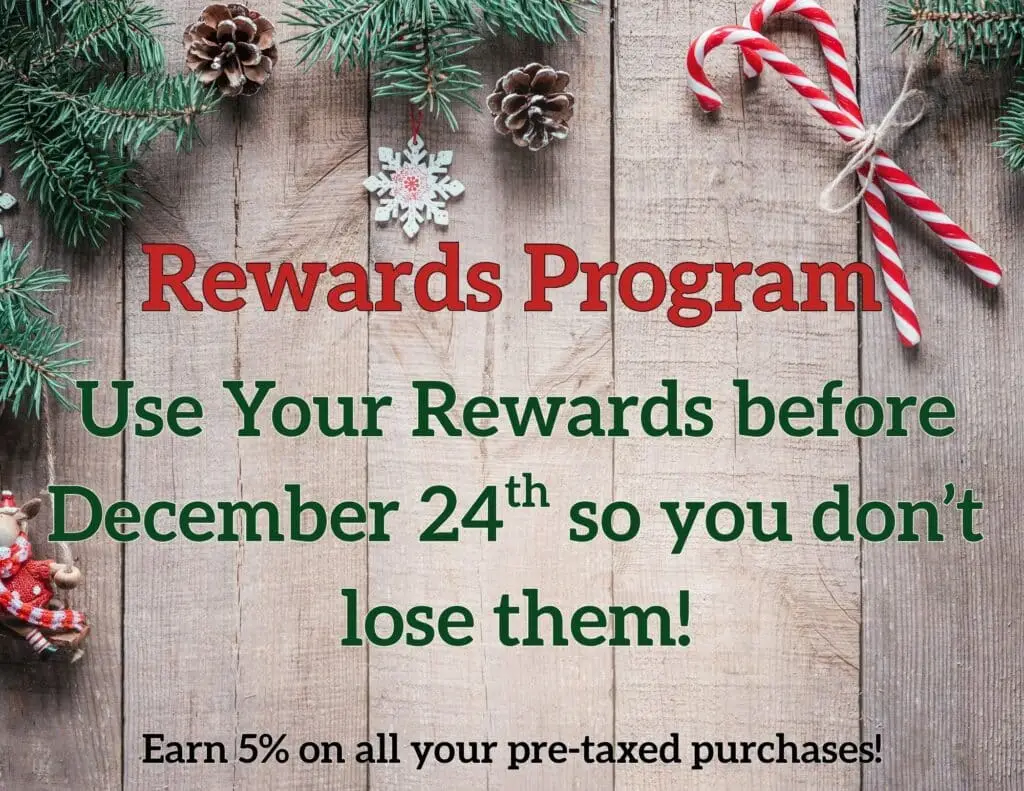 Holiday Rewards, Use By Dec. 24th