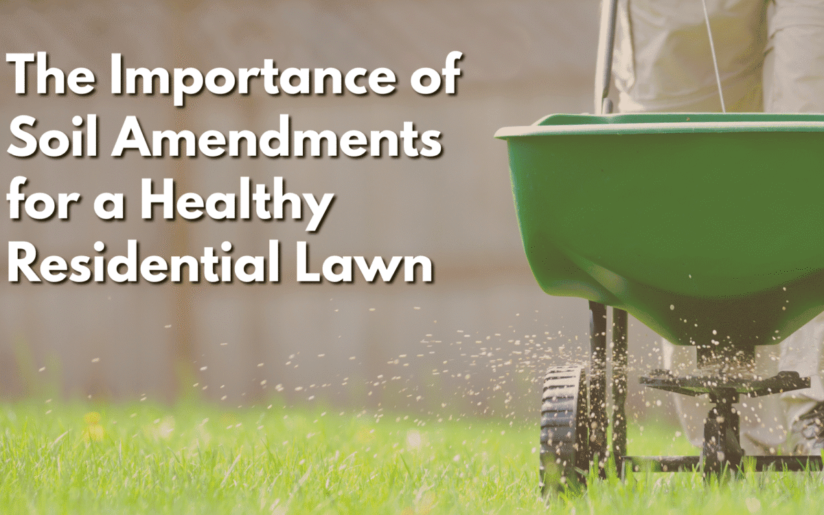 Enhanced soil health and lawn care with professional soil amendments at Herbein's Garden Center.