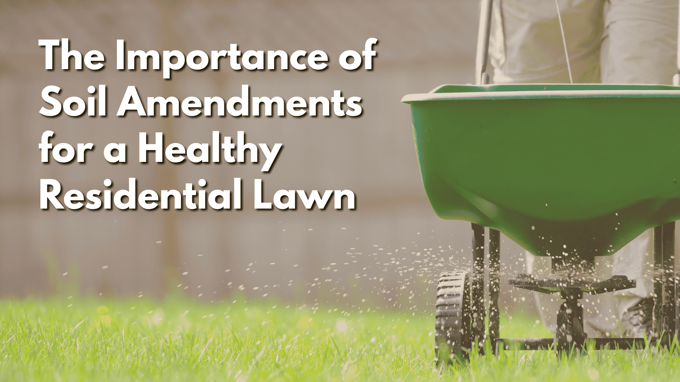 Enhanced soil health and lawn care with professional soil amendments at Herbein's Garden Center.